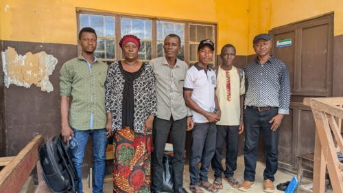 The teachers of Kankaylay Islamic Agricultural Secondary School in Gbainty Wallah