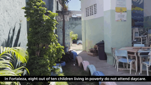 Screenshot of João's video of the Early Childhood Development centre featured in 