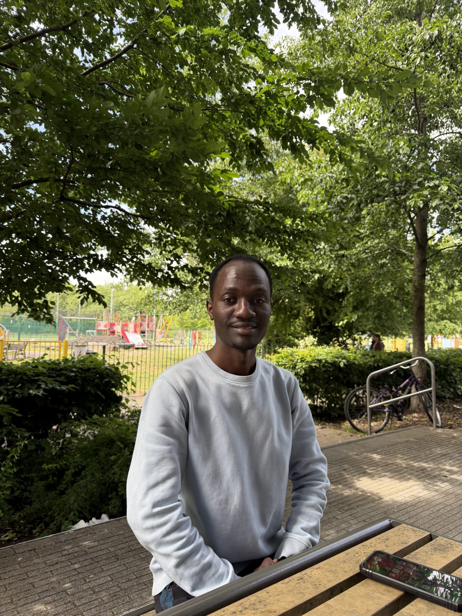 At 18, Saber came to the UK due to conflict in Sudan, but language was a barrier to even finding a place to live. A year on, he is studying English at LEAH and helping other new learners. He wants to become a doctor